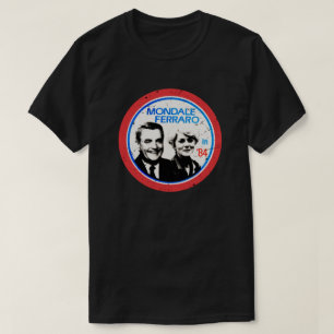 ウォルター·モンデール·ジェラルディーン·フェレロ·ヴィンテージ選挙 Tシャツ