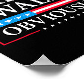 ウォルツ大統領カマラハリスワルツ選 ポスター (角)