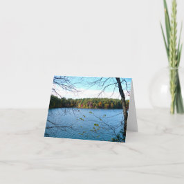 ウォルデンポンドインザ秋 ノートカード