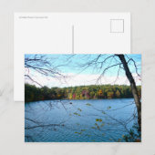 ウォルデンポンドイン秋 ポストカード (正面/裏面)