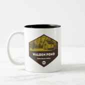 ウォルデンポン州予約マサチューセッツ ツートーンマグカップ (左)