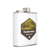 ウォルデンポン州予約マサチューセッツ フラスク (右)