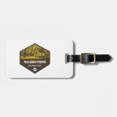 ウォルデンポン州予約マサチューセッツ ラゲッジタグ (正面横)