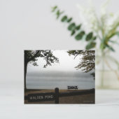 ウォルデン池の瞑想的なポストカード ポストカード (スタンド正面)