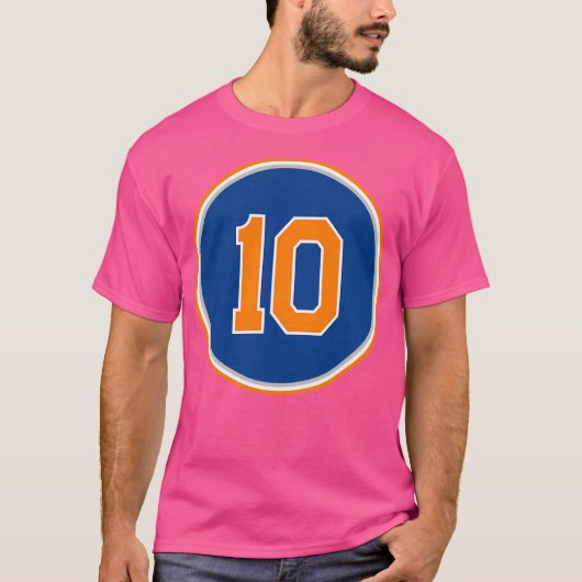 ウォルトフレイザー番号10ジャージーニューヨークKnicks Insp Tシャツ (正面)