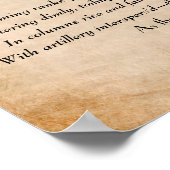 ウォルト・ホイットマンの内戦の詩 ポスター (角)