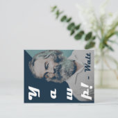 ウォルト・ホイットマンの郵便はがき ポストカード (スタンド正面)