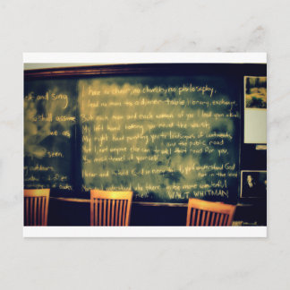 ウォルト・ホイットマン引用文 ポストカード