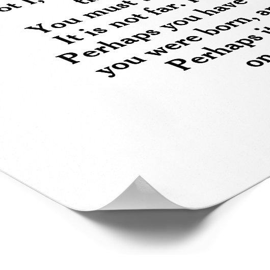 ウォルト・ホイットマン引用文- – 我々が旅行する道路 ポスター (角)