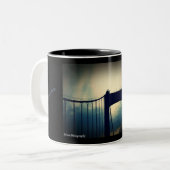 ウォルト・ホイットマン橋フィラデルヒィアPA ツートーンマグカップ (正面左)