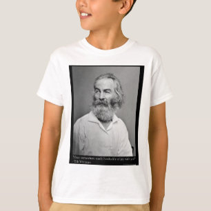 ウォルト・ホイットマン あなたと共にある喜び 愛の引用 マグカップ Tシャツなど Tシャツ