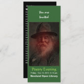 ウォルト・ホイットマン 招待状 (正面/裏面)