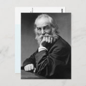 ウォルト・ホイットマン「顔は常に太陽の方へ」 ポストカード (正面/裏面)