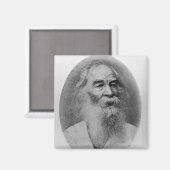 ウォルト・ホイットマン、1889年に撮影 マグネット (正面/裏面)