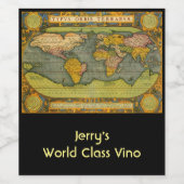 ウォルドパーソナライズされたクラスヴィノワインボトルラベル ワインラベル (シングルラベル)