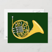 ウォルドホルンフランスのホーン ポストカード (正面/裏面)