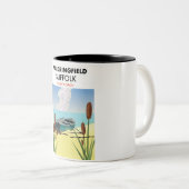 ウォルドリングフィールドSuffolk ravelポスター。 ツートーンマグカップ (正面右)