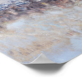 ウォルドーフの芸術に関す絵画るチルド・ハサム国旗 ポスター (角)