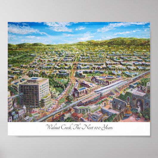 ウォルナットクリーク、次の100年 ポスター (正面)