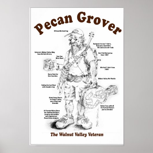 ウォルナットバレーフェスティバルポスター ポスター (正面)