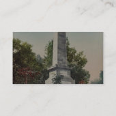 ウォルフおよびMontcalm記念碑、ケベックまれなPhotochro 名刺 (裏面)