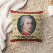 ウォルフガングモーツァルト音楽枕 クッション (ブランケット)