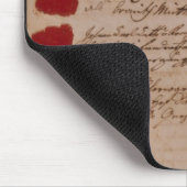 ウォルフガング、モーツァルトおよびWeberの結婚証明書 マウスパッド (コーナー)