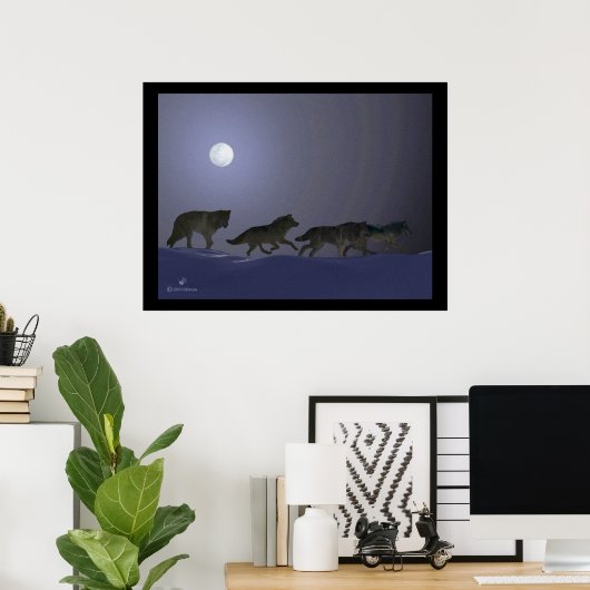 ウォルフパック ポスター (ホームオフィス)