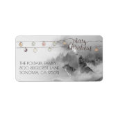 ウォルブスノウワイルダネスホリデイ差出人住所 ラベル (正面)