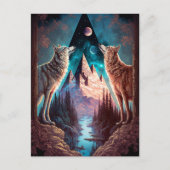 ウォルブスマウンテンビジョナリーファンタジーアート ポストカード (正面)
