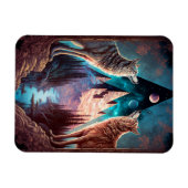 ウォルブスマウンテンビジョナリーファンタジーアート マグネット (横)