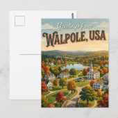 ウォルポール USA ポストカード (正面/裏面)
