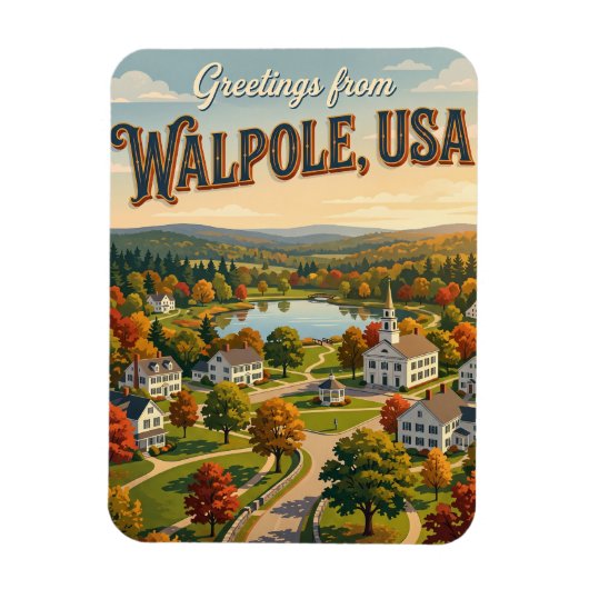 ウォルポール USA マグネット (縦)