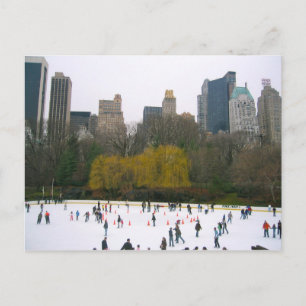 ウォルマン・リンク NYC アイススケートリンク セントラルパーク 写真 ポストカード