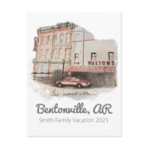 ウォルマート水彩はがき