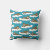 ウォルラスオンアンアイスバーグイラストレーション パーソナライズされた クッション (裏面)