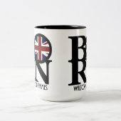 ウォル生まれトン・オン・テムズ15oz ツートーンマグカップ (中央)