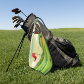 ウォレスクランバッジ&タータンチェックゴルフタオル ゴルフタオル (グリーン)