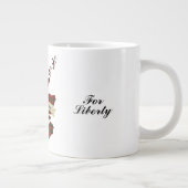 ウォレスクランバッジ&タータンチェックマップ ジャンボコーヒーマグカップ (右)