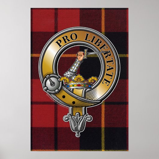 ウォレスタータンチェック&バッジ ポスター (正面)