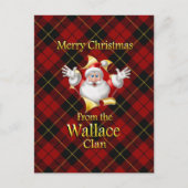ウォレス一族のメリークリスマス シーズンポストカード (正面)