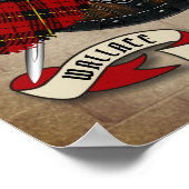 ウォレス一族バッジW/Crossed Swordsポスター ポスター (角)