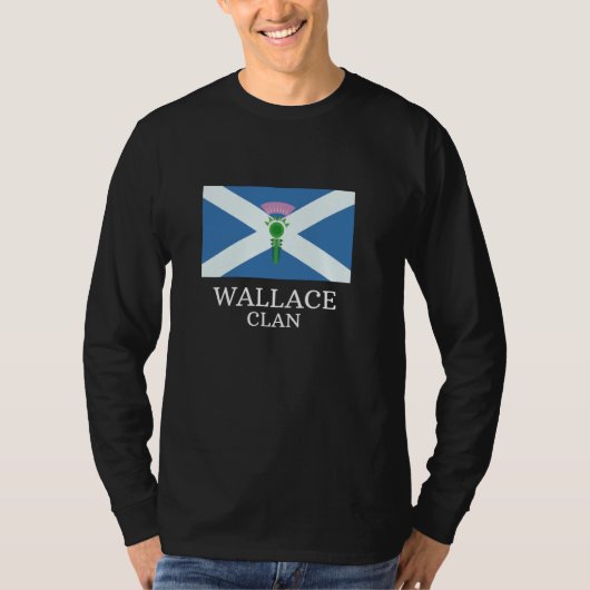 ウォレス氏スコットランド名Scotland Saltire G Tシャツ (正面)