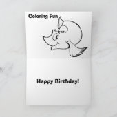 ウォレス誕生日カード カード (内部)