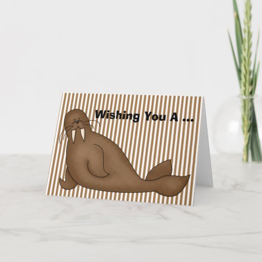 ウォレス誕生日カード カード (正面)