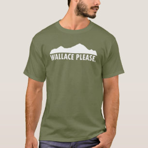 ウォレス・アイダホお願い Tシャツ