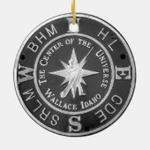 ウォレス・アイダホの宇宙の中心 セラミックオーナメント (裏面)