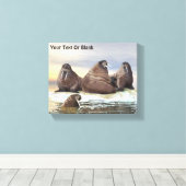 ウォレス – 4兄弟 キャンバスプリント (インサイチュ (ウッドフロア))