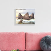 ウォレス – 4兄弟 キャンバスプリント (インサイチュ (リビング))