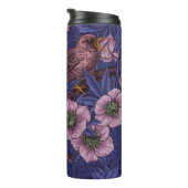 ウォレンとヘレボア、バイオレットとピンク タンブラー (回転右)